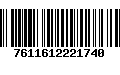 Código de Barras 7611612221740