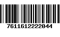 Código de Barras 7611612222044