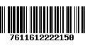 Código de Barras 7611612222150