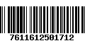 Código de Barras 7611612501712