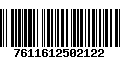 Código de Barras 7611612502122