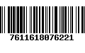 Código de Barras 7611618076221