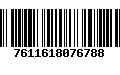 Código de Barras 7611618076788