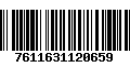 Código de Barras 7611631120659