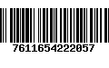 Código de Barras 7611654222057