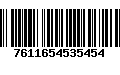 Código de Barras 7611654535454