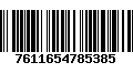 Código de Barras 7611654785385