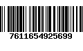 Código de Barras 7611654925699