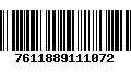 Código de Barras 7611889111072