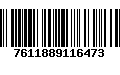 Código de Barras 7611889116473