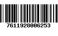 Código de Barras 7611928006253