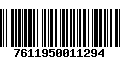 Código de Barras 7611950011294