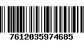 Código de Barras 7612035974685