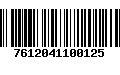 Código de Barras 7612041100125