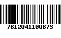 Código de Barras 7612041100873