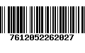 Código de Barras 7612052262027