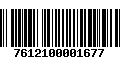 Código de Barras 7612100001677