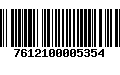 Código de Barras 7612100005354