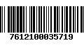 Código de Barras 7612100035719