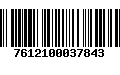 Código de Barras 7612100037843