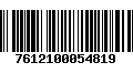 Código de Barras 7612100054819