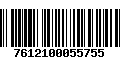 Código de Barras 7612100055755