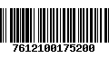 Código de Barras 7612100175200