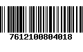 Código de Barras 7612100804018