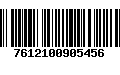 Código de Barras 7612100905456