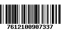 Código de Barras 7612100907337