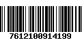 Código de Barras 7612100914199