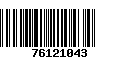 Código de Barras 76121043