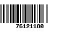 Código de Barras 76121180