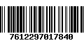 Código de Barras 7612297017840