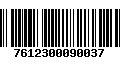 Código de Barras 7612300090037