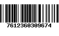 Código de Barras 7612360309674