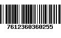 Código de Barras 7612360360255