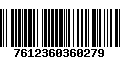 Código de Barras 7612360360279