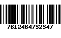 Código de Barras 7612464732347