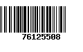 Código de Barras 76125508