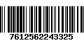 Código de Barras 7612562243325