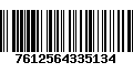 Código de Barras 7612564335134