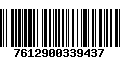 Código de Barras 7612900339437