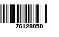 Código de Barras 76129858