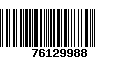 Código de Barras 76129988