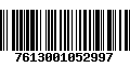 Código de Barras 7613001052997