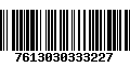 Código de Barras 7613030333227