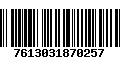 Código de Barras 7613031870257