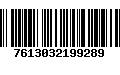 Código de Barras 7613032199289