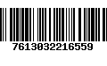 Código de Barras 7613032216559